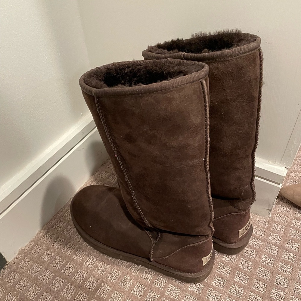 Chocolate brown ugg boots